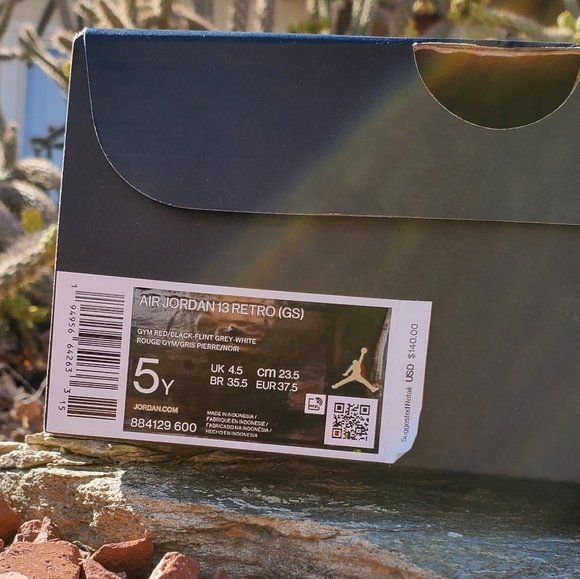 NIKE AIR JORDAN 13 RETRO GS 'RED FLINT' SIZE: 5Y(6.5 WMNS) & 4Y(5.5 WMNS) AVAIL - Picture 3 of 16